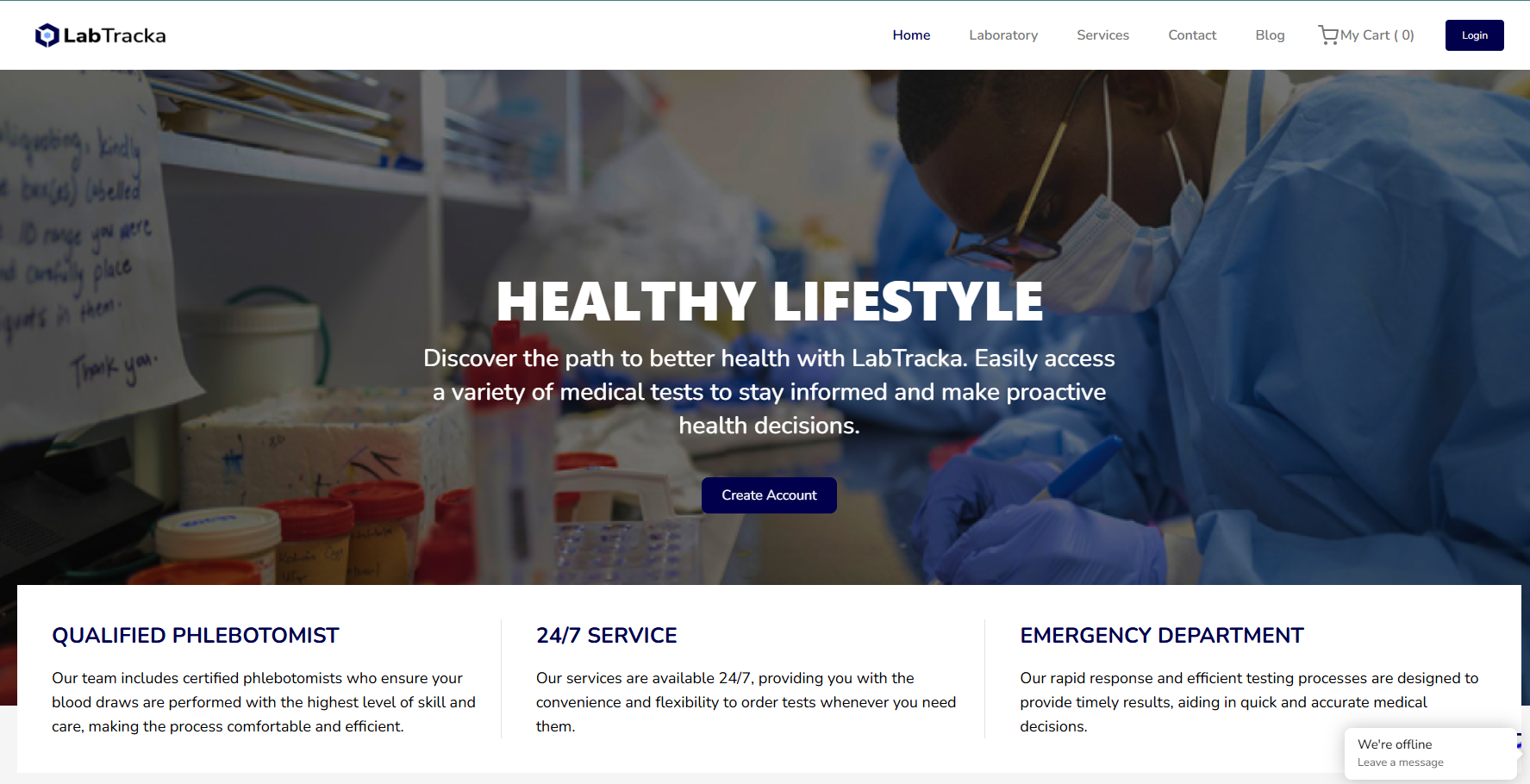 LabTracka - Health Test Booking Platform